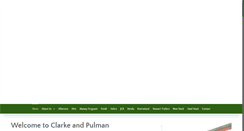 Desktop Screenshot of clarkeandpulman.com